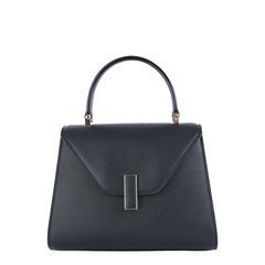 Iside Mini Millepunte Calf Leather Top Handle Bag - Black