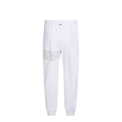 MAYFEYR - Thom Browne - Sweatpants With Overdyed 4 Bar In Solid Loopback - MJQ243AJ0007100