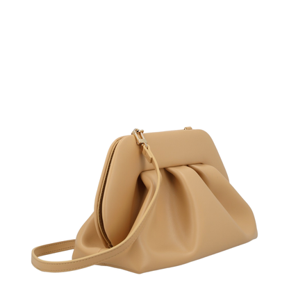 Bios Medium Vegan Fabric Clutch - Sand