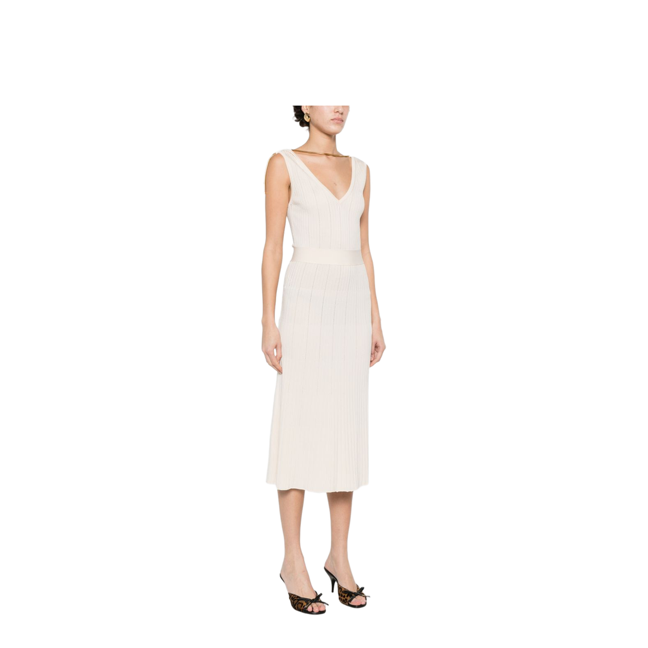 MAYFEYR - Elisabetta Franchi - Dresses White - AM18S61E2193