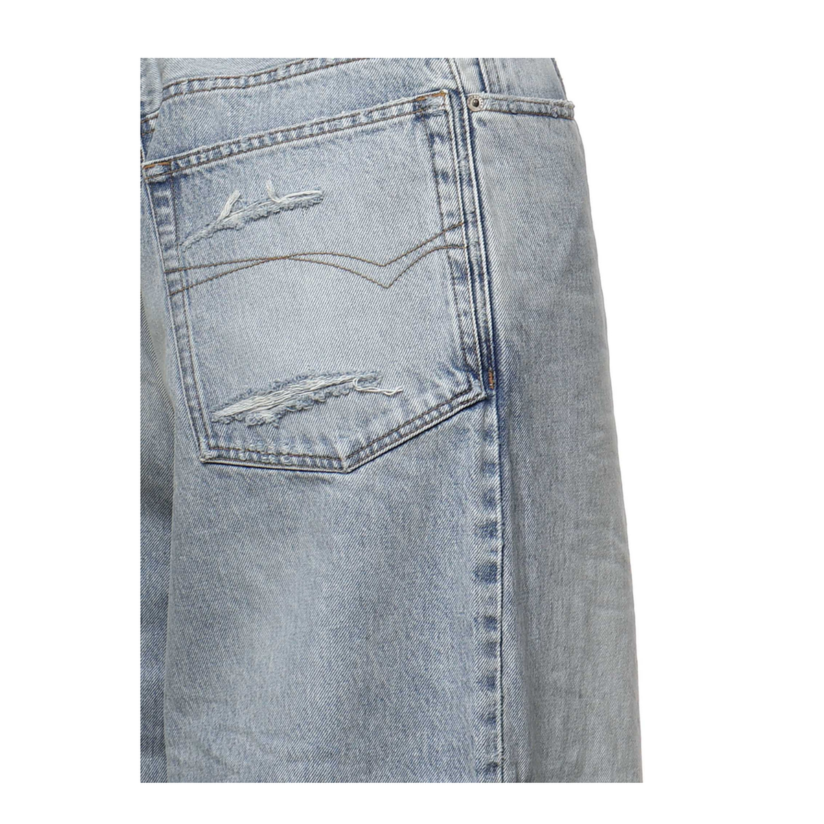 MAYFEYR - Balenciaga - Wide Leg Light Blue Cotton Jeans - A001OETBP484020