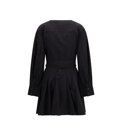 MAYFEYR - Ganni - Short Shirt Dress With Belt - A1030479