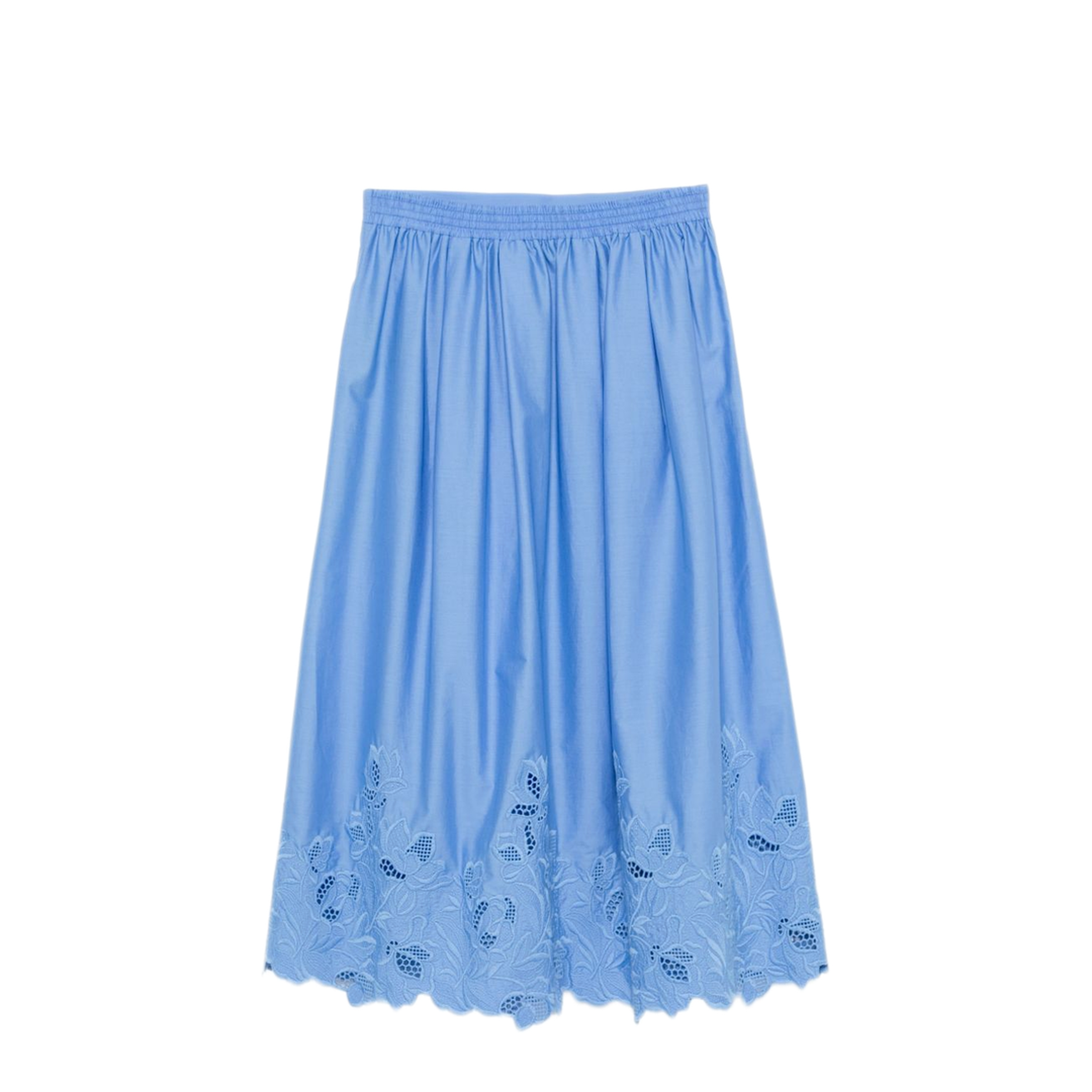 MAYFEYR - Ermanno Scervino - Light Blue Skirt - D484O301KDK74037