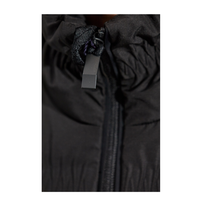 Black Ravignan Gather-Quilted Short Down Jacket