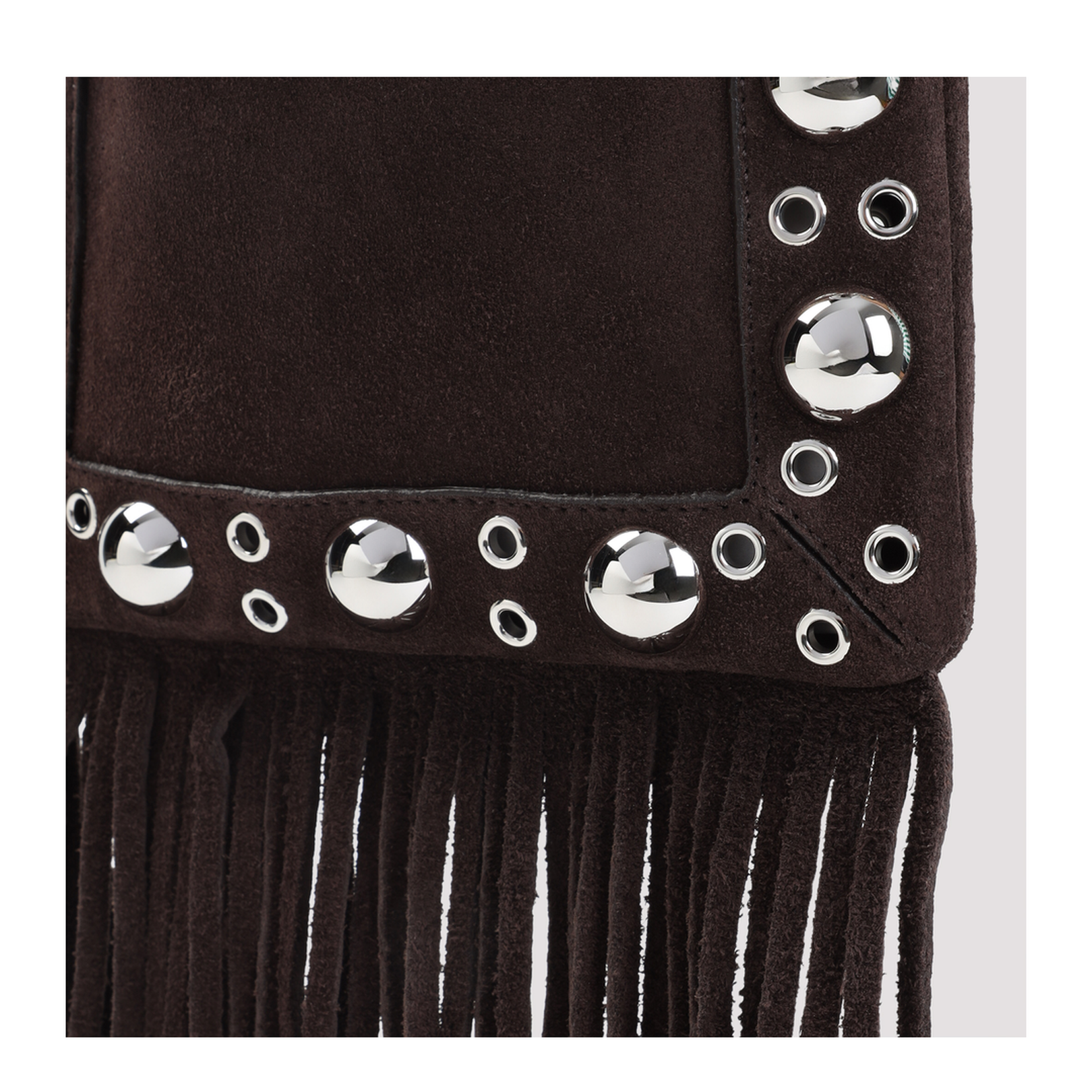 Nellcôte VLogo Signature Fringed Shoulder Bag