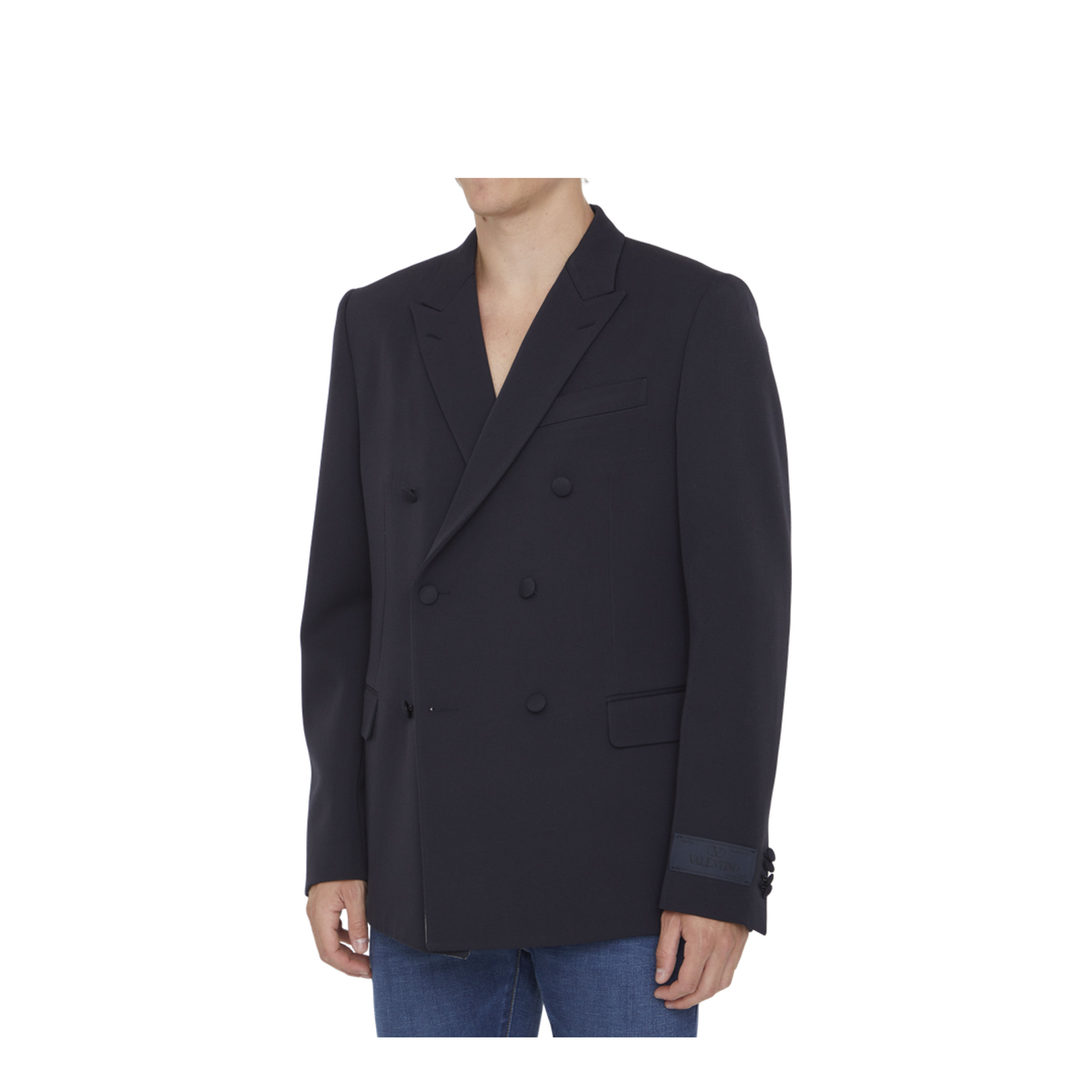 Midnight Blue Wool Blazer