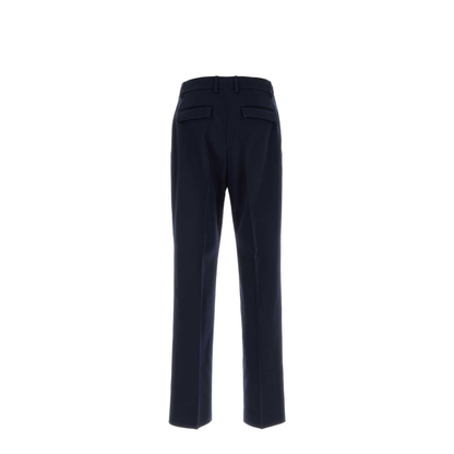 MAYFEYR - Ferragamo - Diagonal Wool Pants - 144872797667NEWNAVY