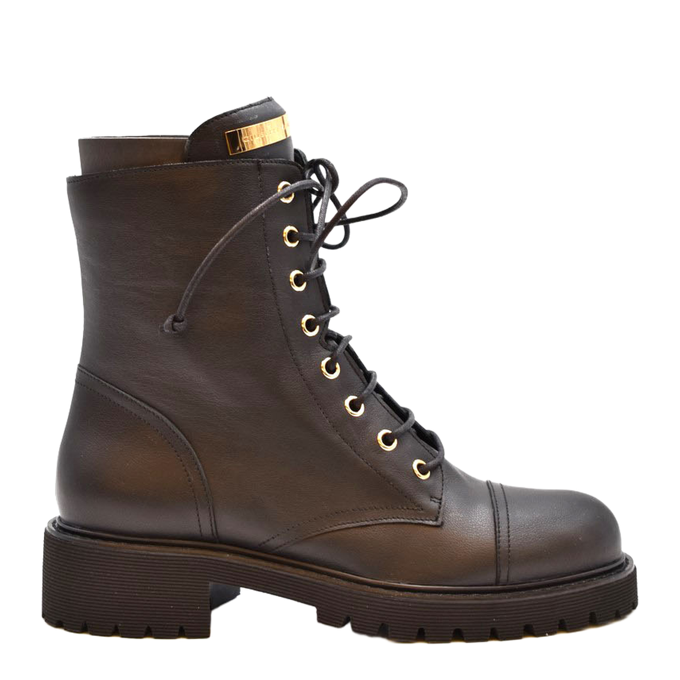 MAYFEYR - Giuseppe Zanotti - Black Leather Boots With Logo - I270024