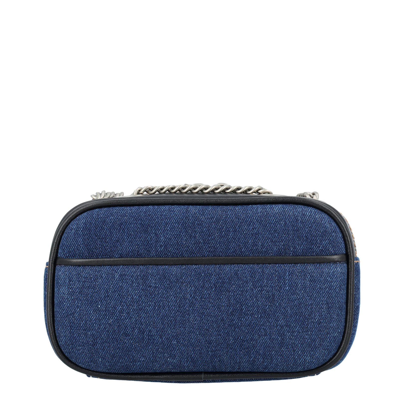 Denim Chain Snapshot Bag