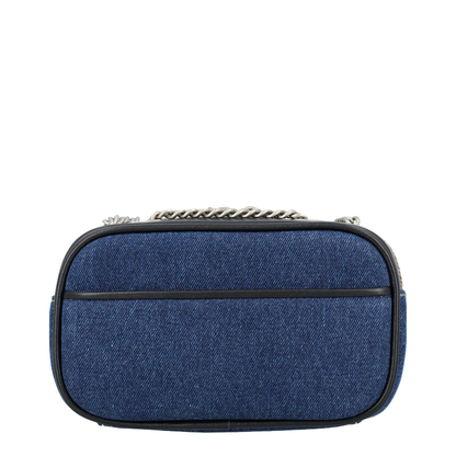 Denim Chain Snapshot Bag