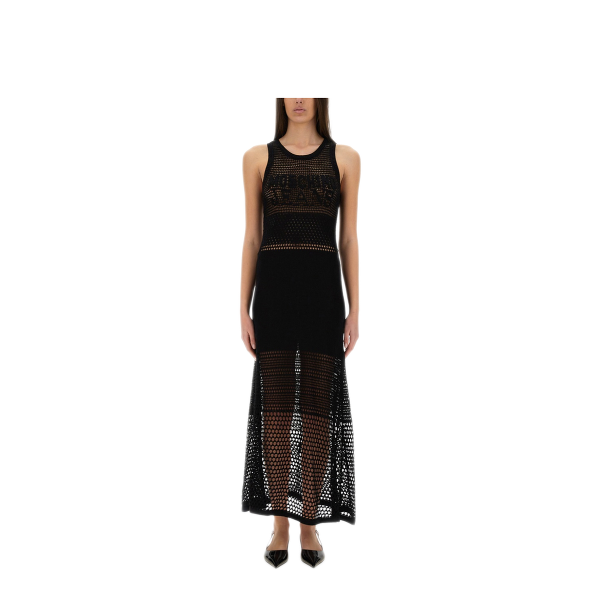 MAYFEYR -  - Mesh Dress With Logo - 048137010555