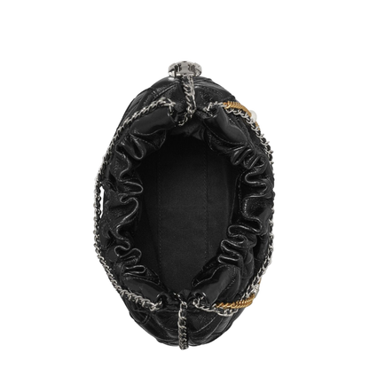 Fleming Mini Leather Hobo Bag
