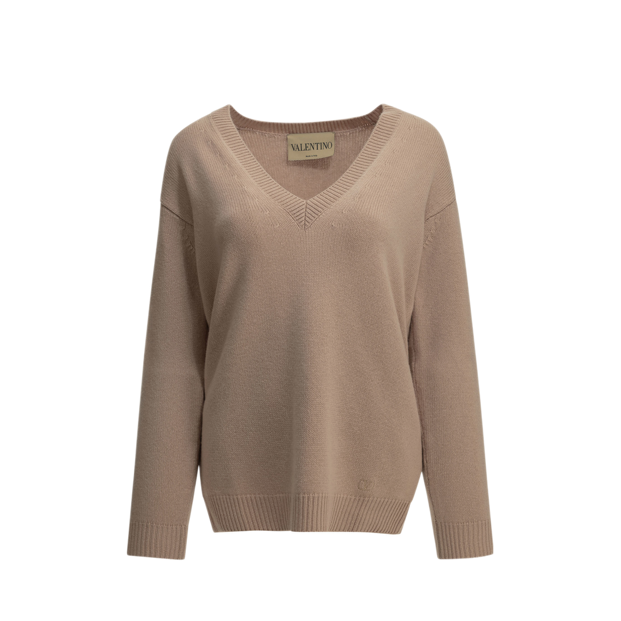MAYFEYR - Valentino - V Neck Cashmere Sweater - 9B0KC76ZAJ6P45