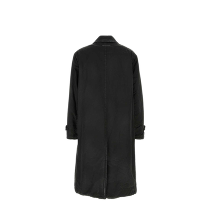 MAYFEYR - Mm6 Maison Margiela - Black Cotton Blend Overcoat - SH0AA0015M35452899
