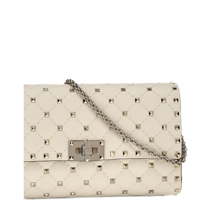 MAYFEYR - Valentino - Rockstud Spike Quilted Nappa Shoulder Bag - 9W2B0137NAPI16
