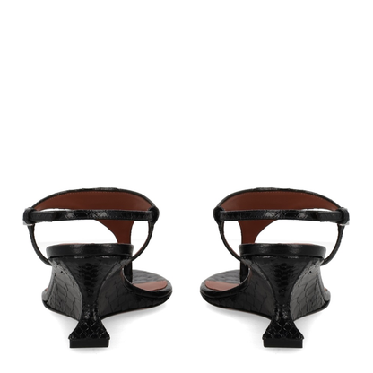 MAYFEYR - Paris Texas - Nina Sandal With Heel - PX1945XPTACBLACK