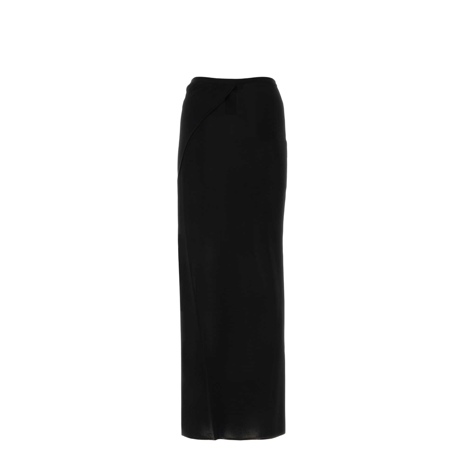 Knit Long Skirt Black