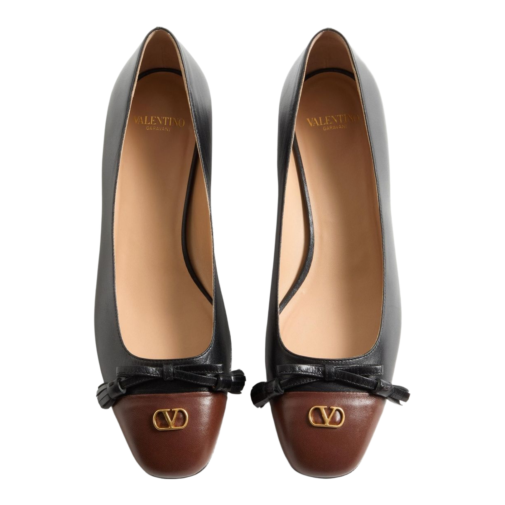 Black Square Toe Flat Sole