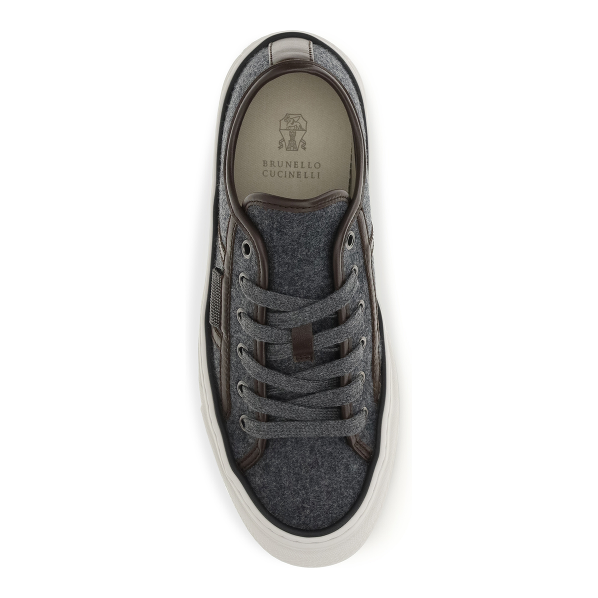 MAYFEYR - Brunello Cucinelli - Suede Sneakers With Shiny Tab - MZ38G3328PC004