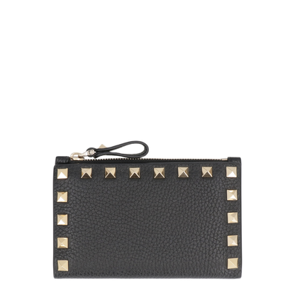 MAYFEYR - Valentino - Rockstud Leather Card Holder - WP0605VSH0NO