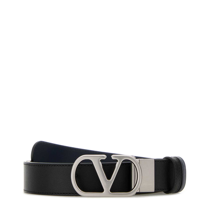 Black Reversible Leather Belt