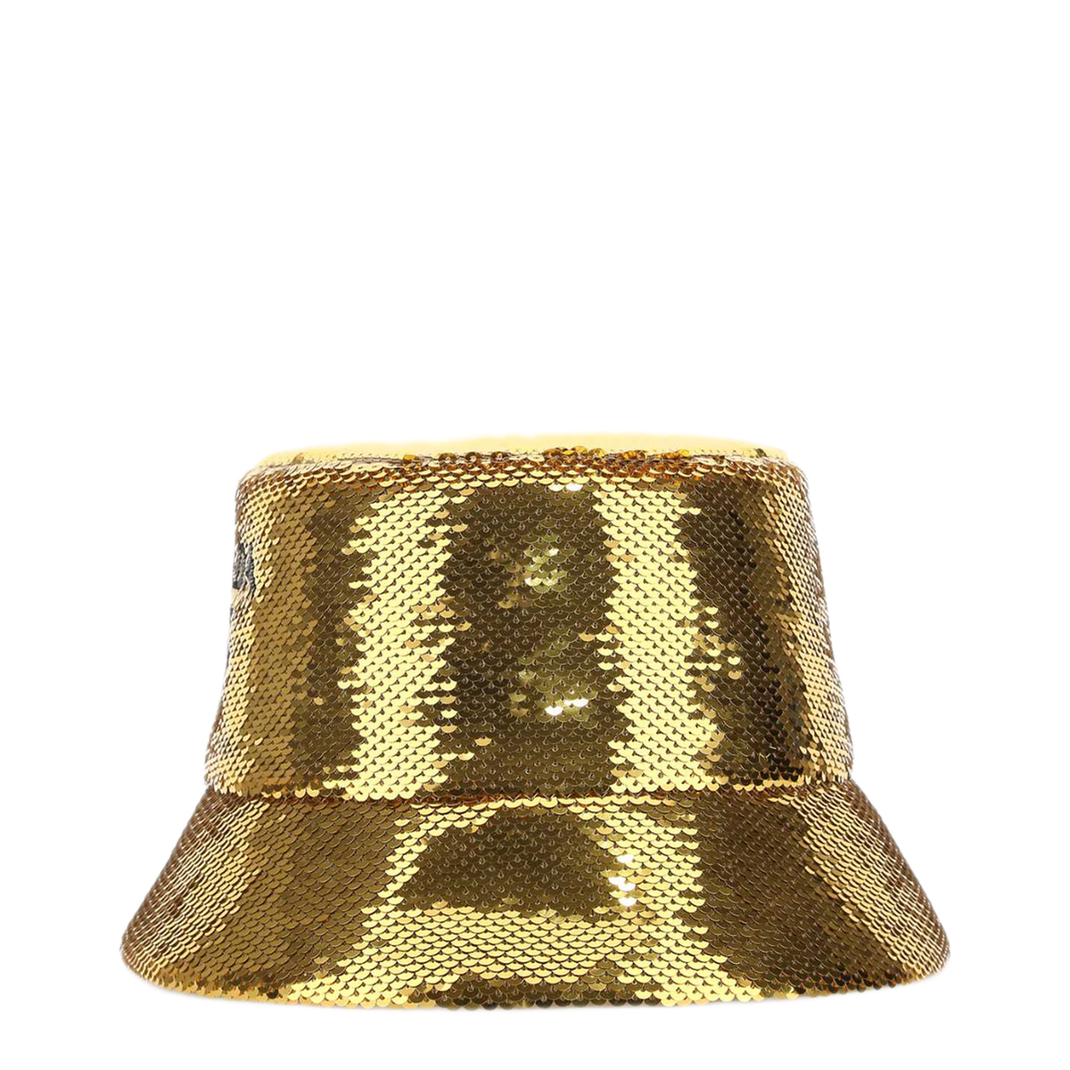 MAYFEYR - Prada - Gold Sequins Bucket Hat - 1HC1372D0GF0W3L