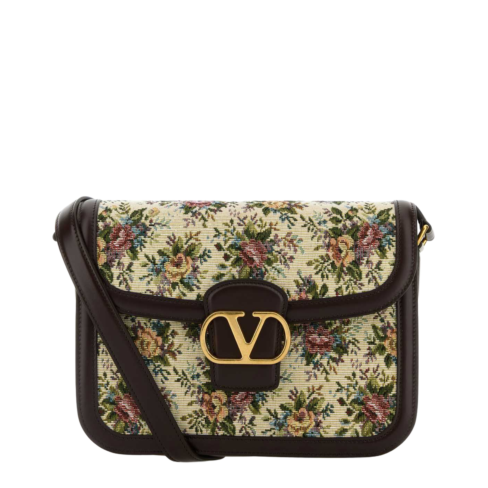 Embroidered jacquard 9TO5 crossbody bag