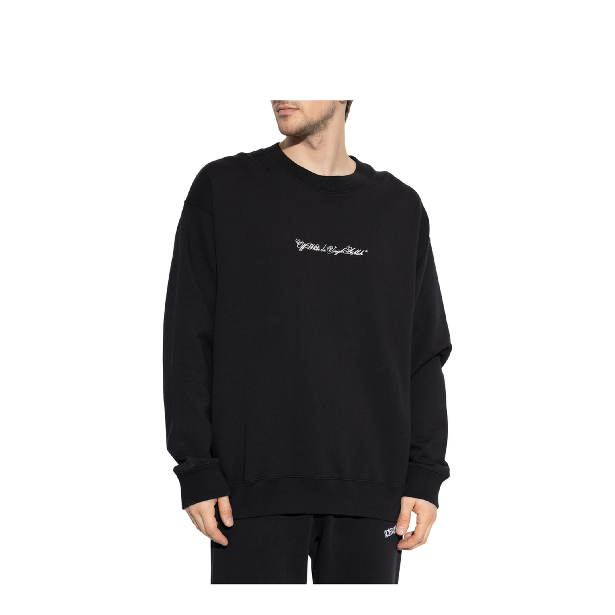 MAYFEYR - Off-White - Sweatshirt With Embroidered Logo - 44MBA054S26F001001