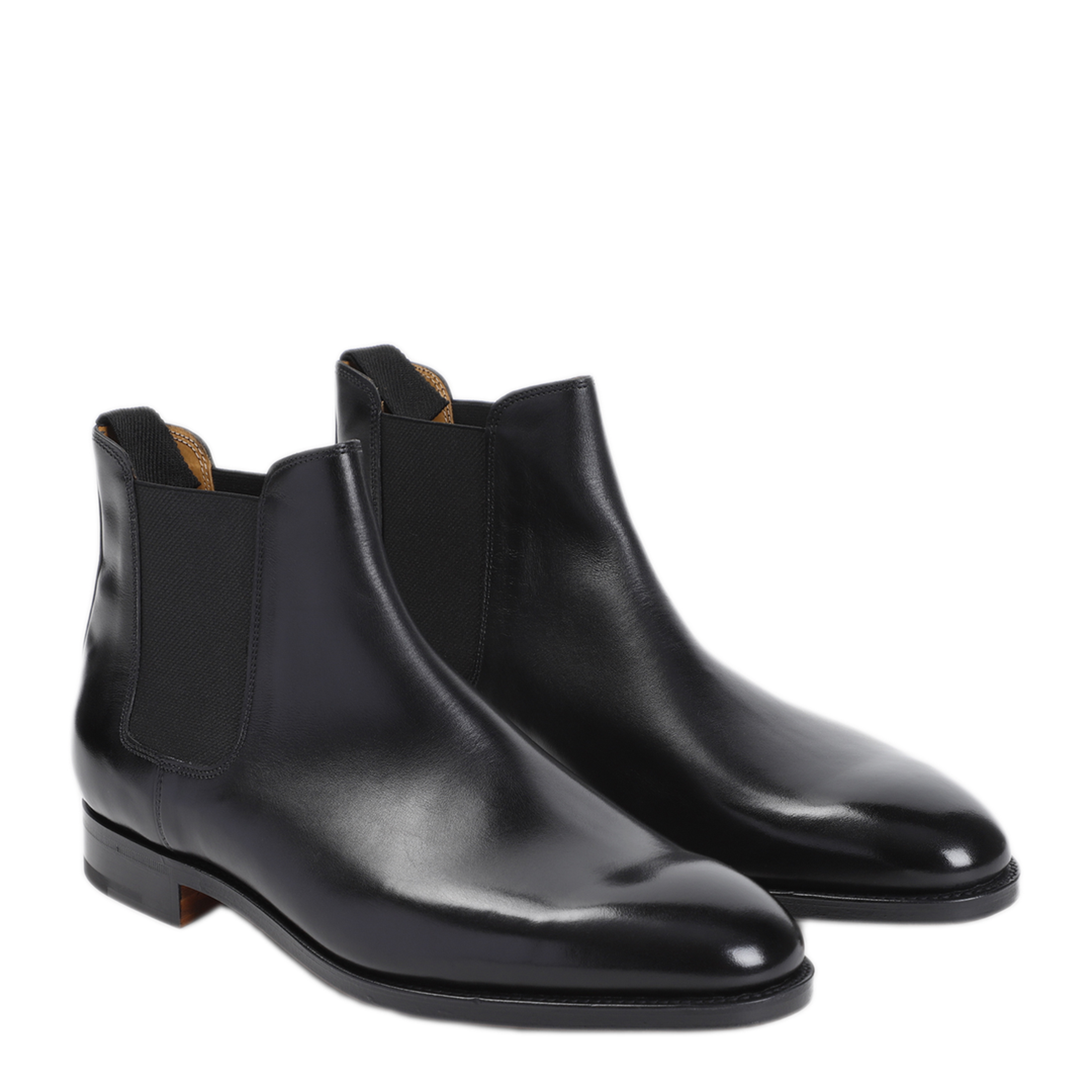 MAYFEYR - John Lobb - Black Calf Leather Lawry Boots - 424041L1R