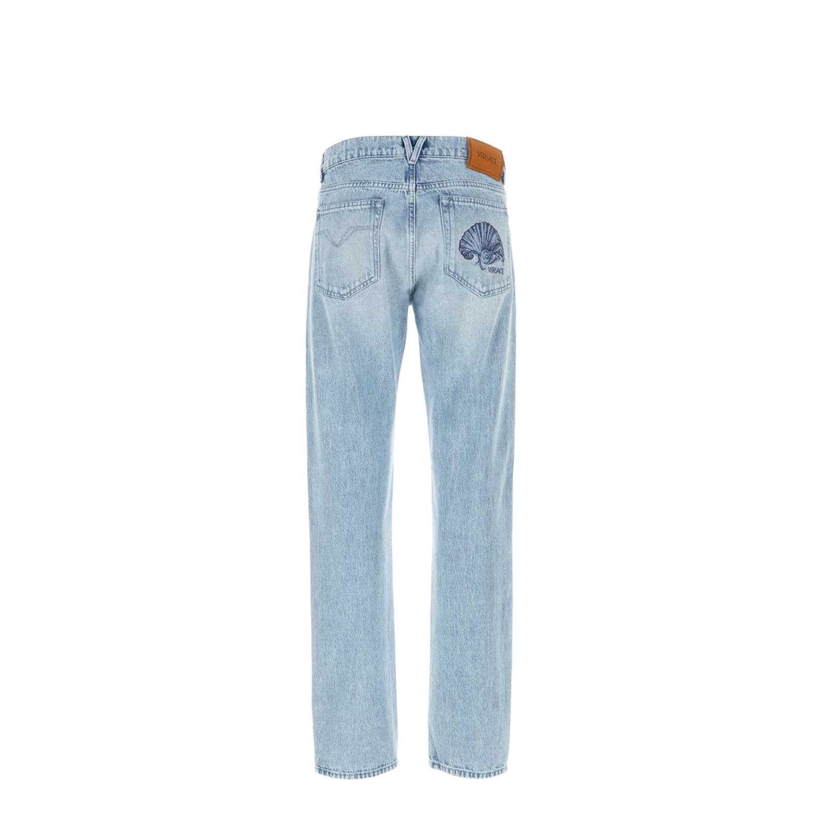 Straight-leg jeans