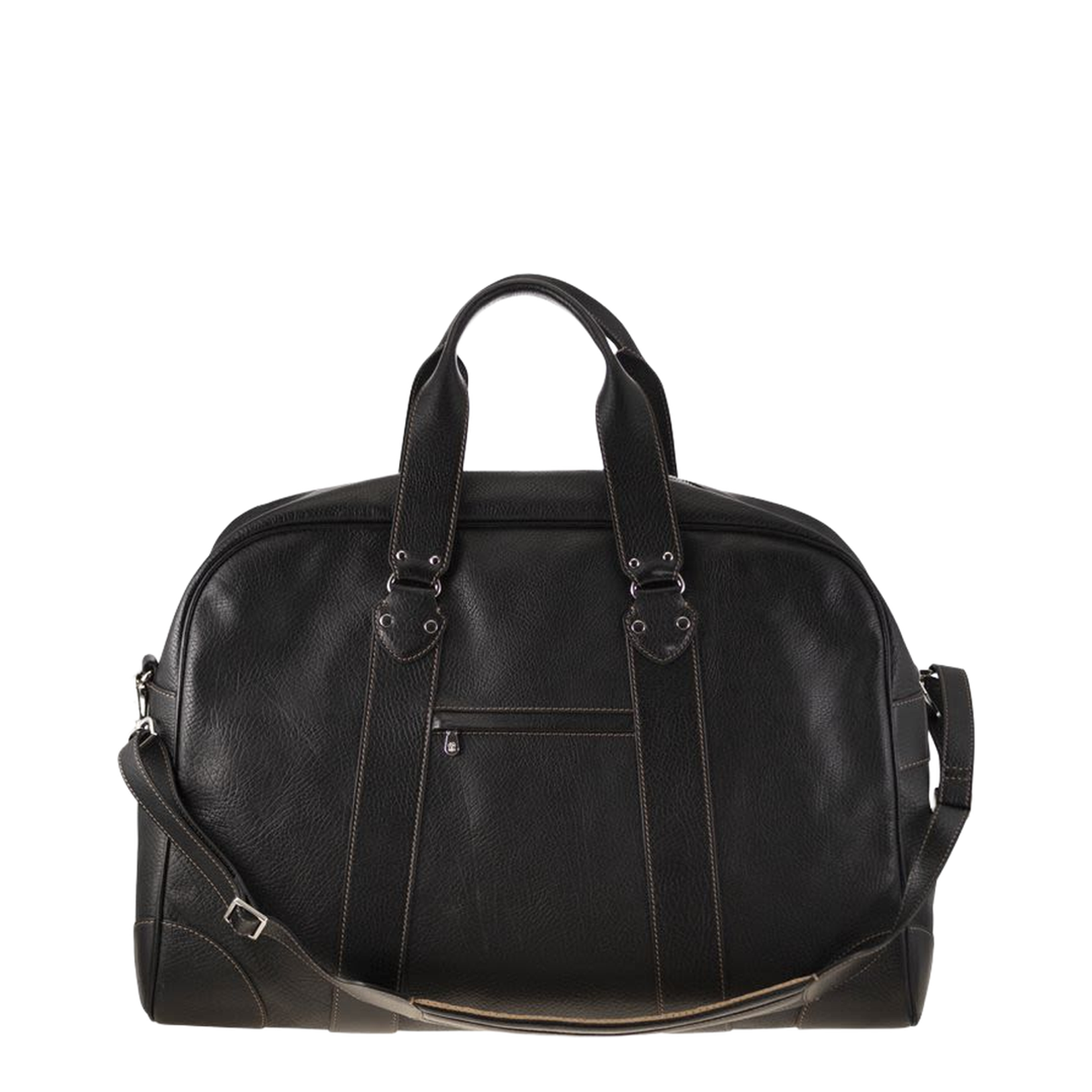 Grained Calfskin Weekender Bag