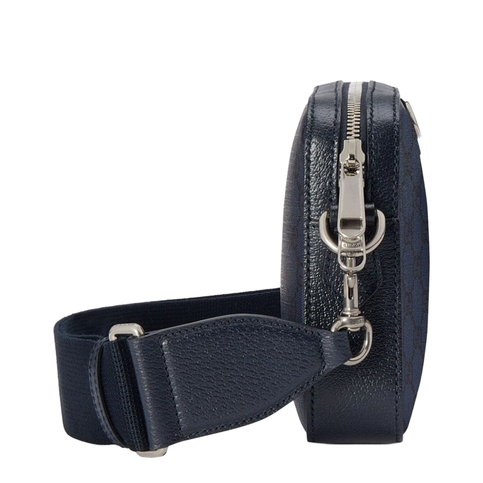 Ophidia Small Nylon Crossbody Bag - Navy Blue