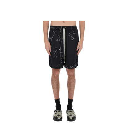 Drawstring-Fastening Shorts