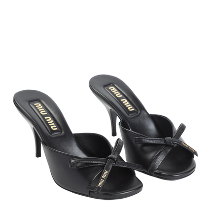 MAYFEYR - Miu Miu - Lamb Leather Slippers - 5XX662F07579N