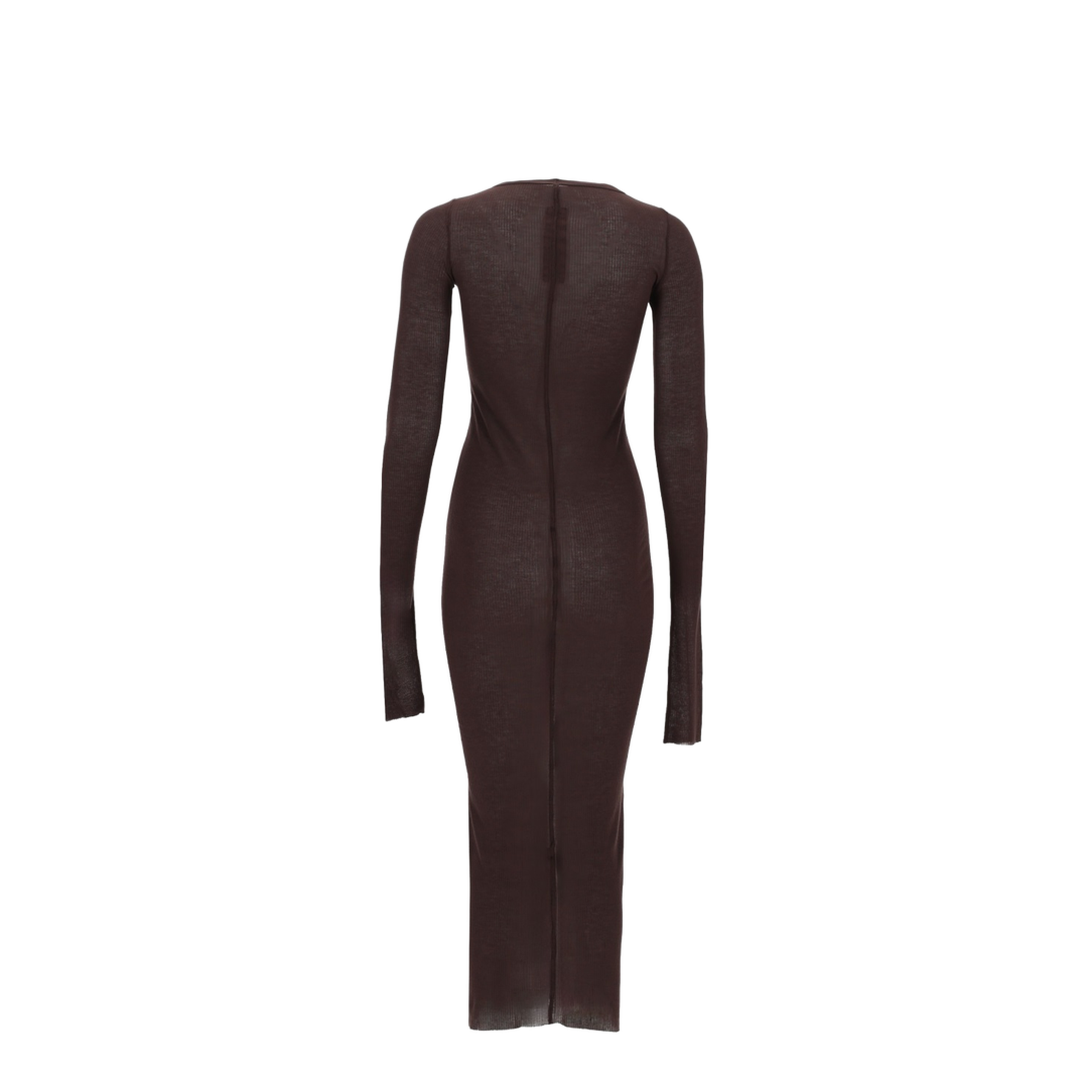 Long-Sleeved Midi Dress