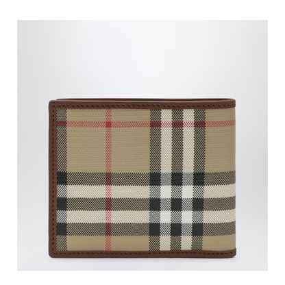 MAYFEYR - Burberry - Beige Check Bifold Wallet - 8128248176140A7026