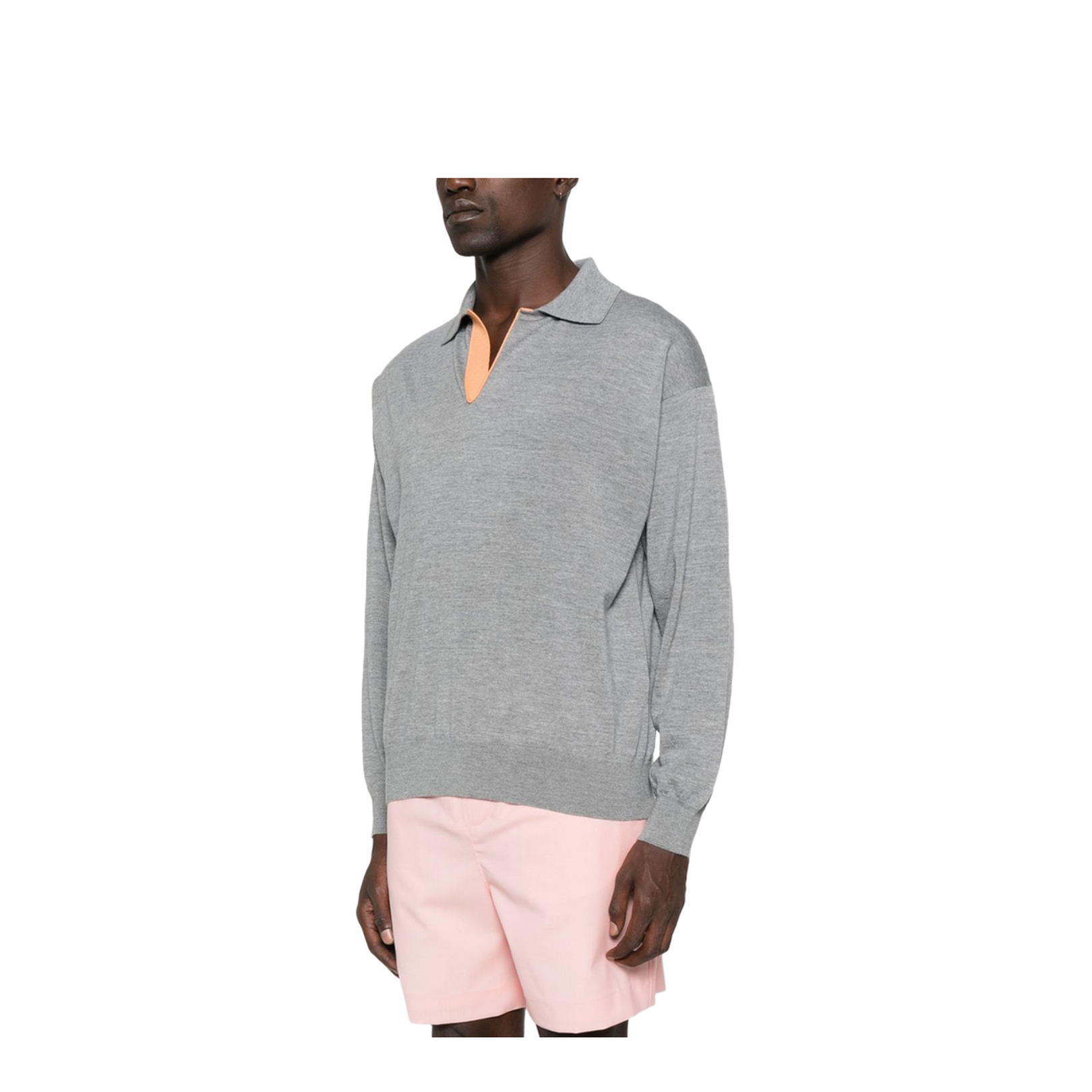 Hoodie in Wool Grey
