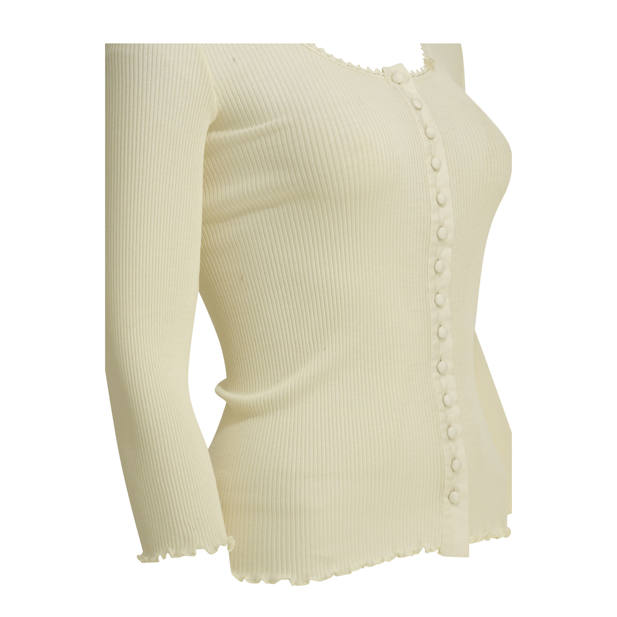 MAYFEYR - Chloè - Fitted Cotton Silk Jersey Top - CH26AJH43088107