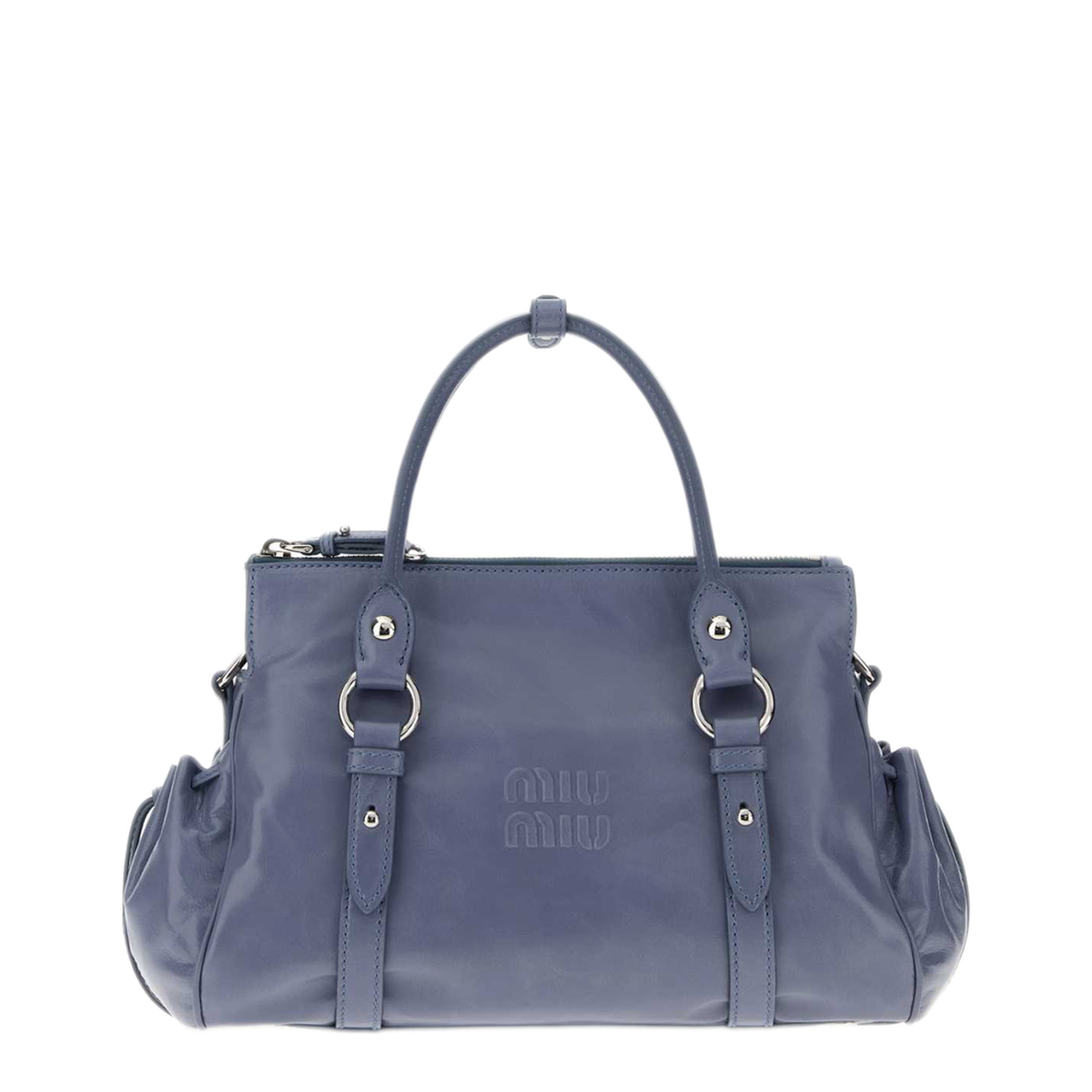 MAYFEYR - Miu Miu - Cerulean Blue Leather Handbag - 5BA3332A44F0D57