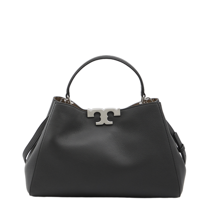 Eleanor Soft Satchel Black