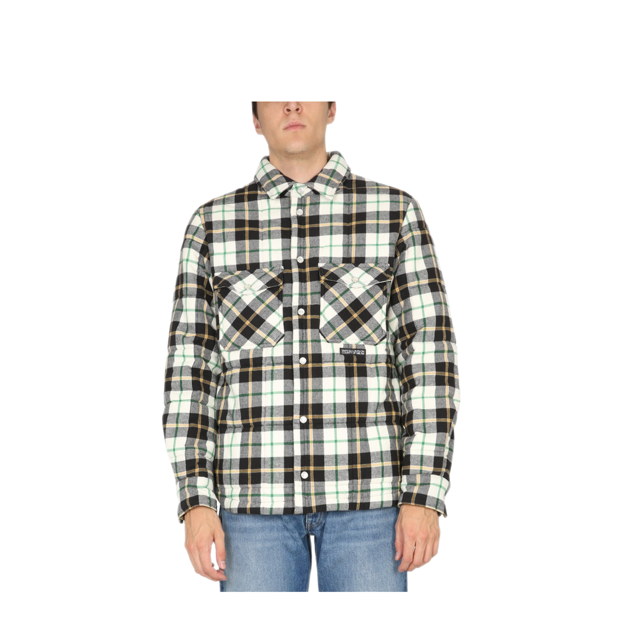 MAYFEYR - MARCELO BURLON COUNTY OF MILAN - Checkered Shirt - CMEA160F21FAB0010410