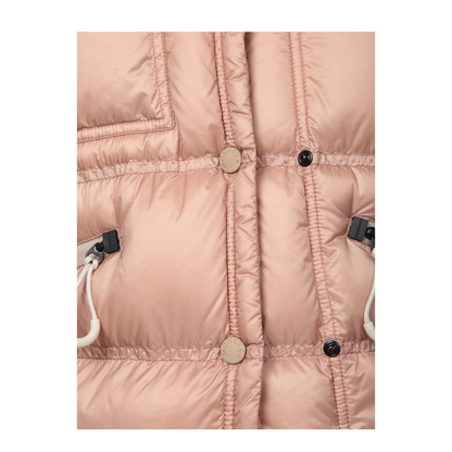 Quilted High Collar Zippered Pockets Jacket