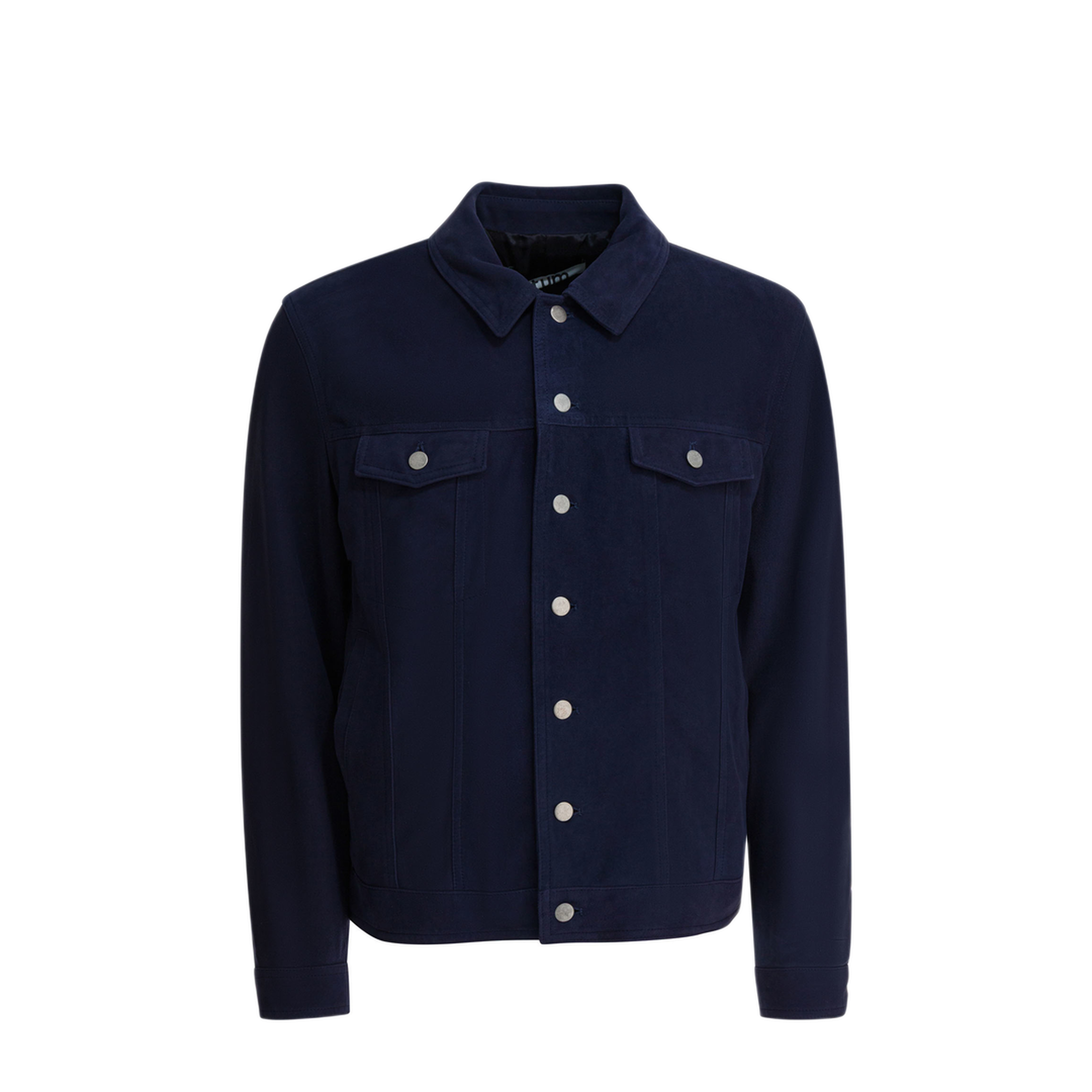 MAYFEYR - Altum - Suede Overshirt Jacket - TRUCKERSUEDEBLUE