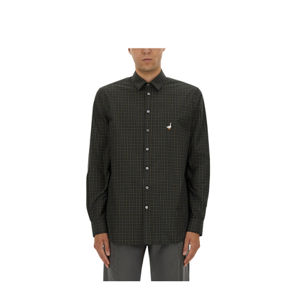 Shirt with Goose Embroidery