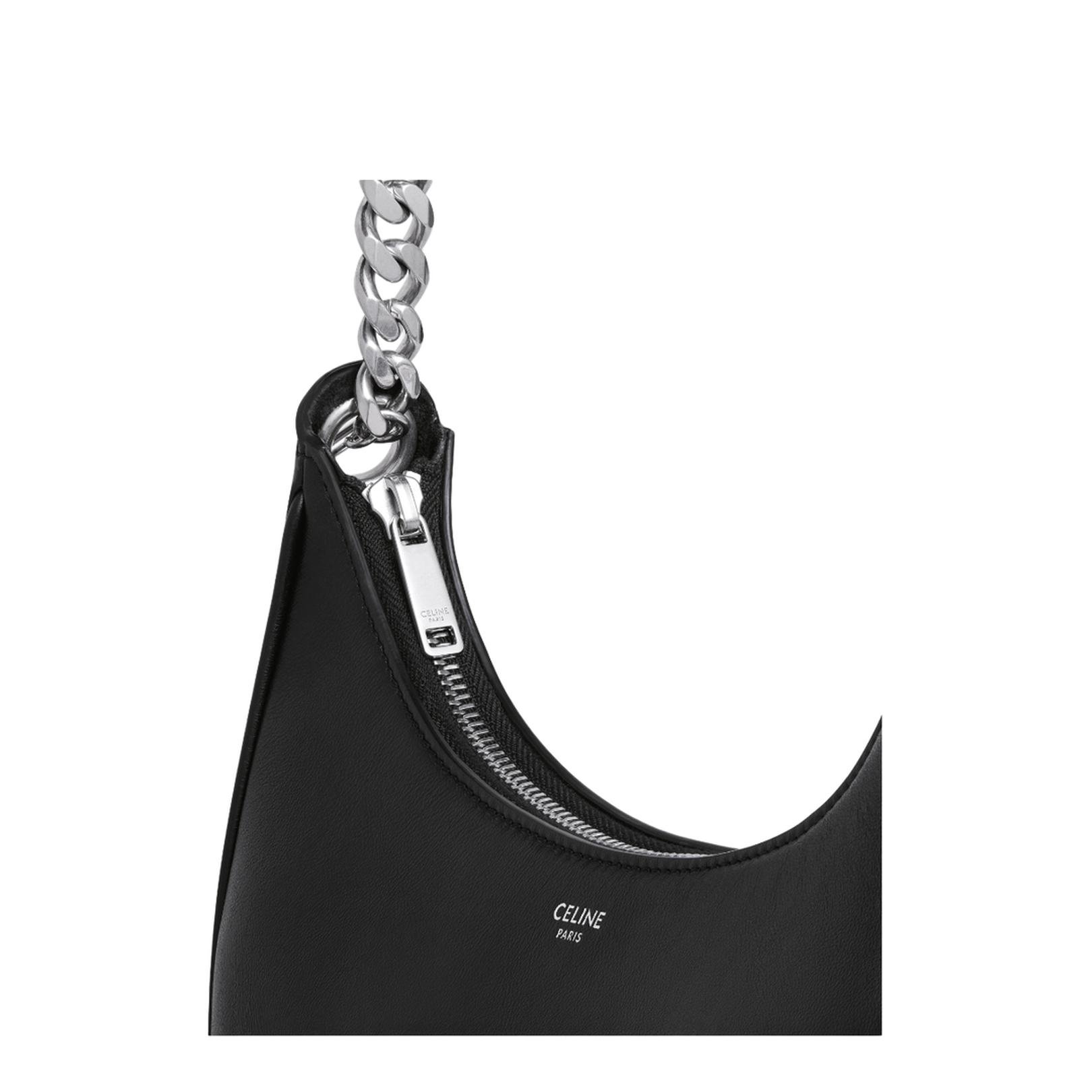Card Holder with Flap Triomphe in Shiny Calfskin