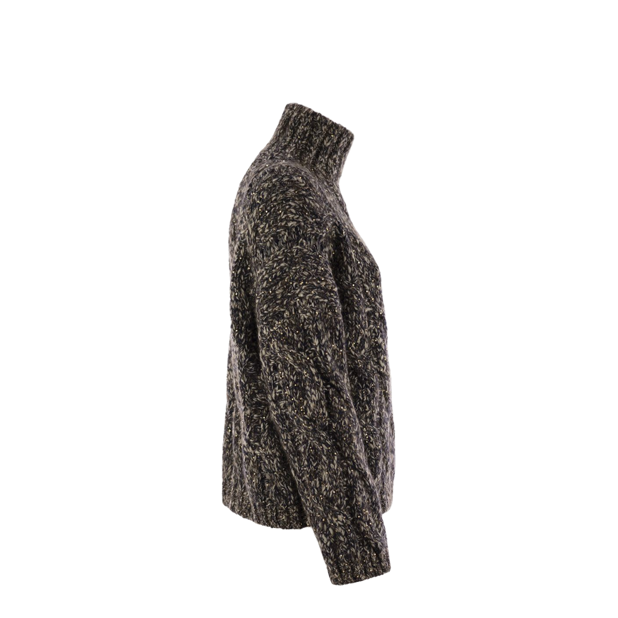 Soft Wool Cashmere And Mohair Turtleneck Sweater