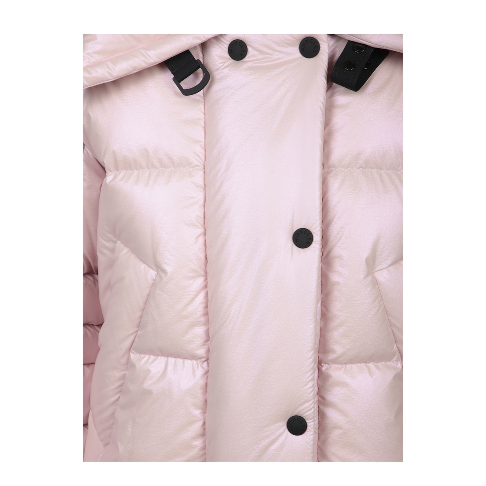 Glossy Technical Fabric Down Jacket