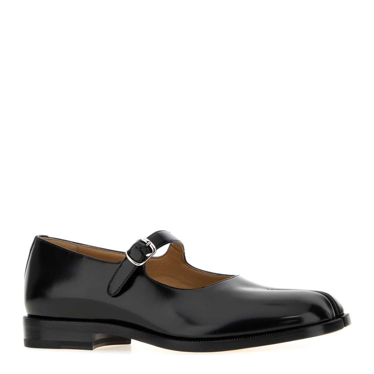 MAYFEYR - Maison Margiela - Black Leather Tabi City Mary Jane Ballerinas - S57WR0141P3827H8396