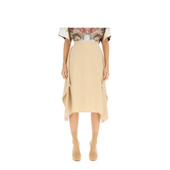 Burberry 'thea' silk midi skirt