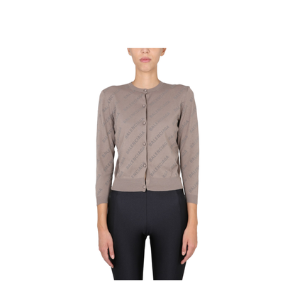 Logo Cotton Cardigan